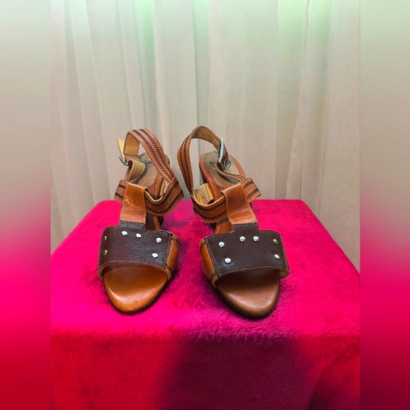 John Fluevog "Parker" t-strap leather sandal size 7 us, GUC - Picture 5 of 7